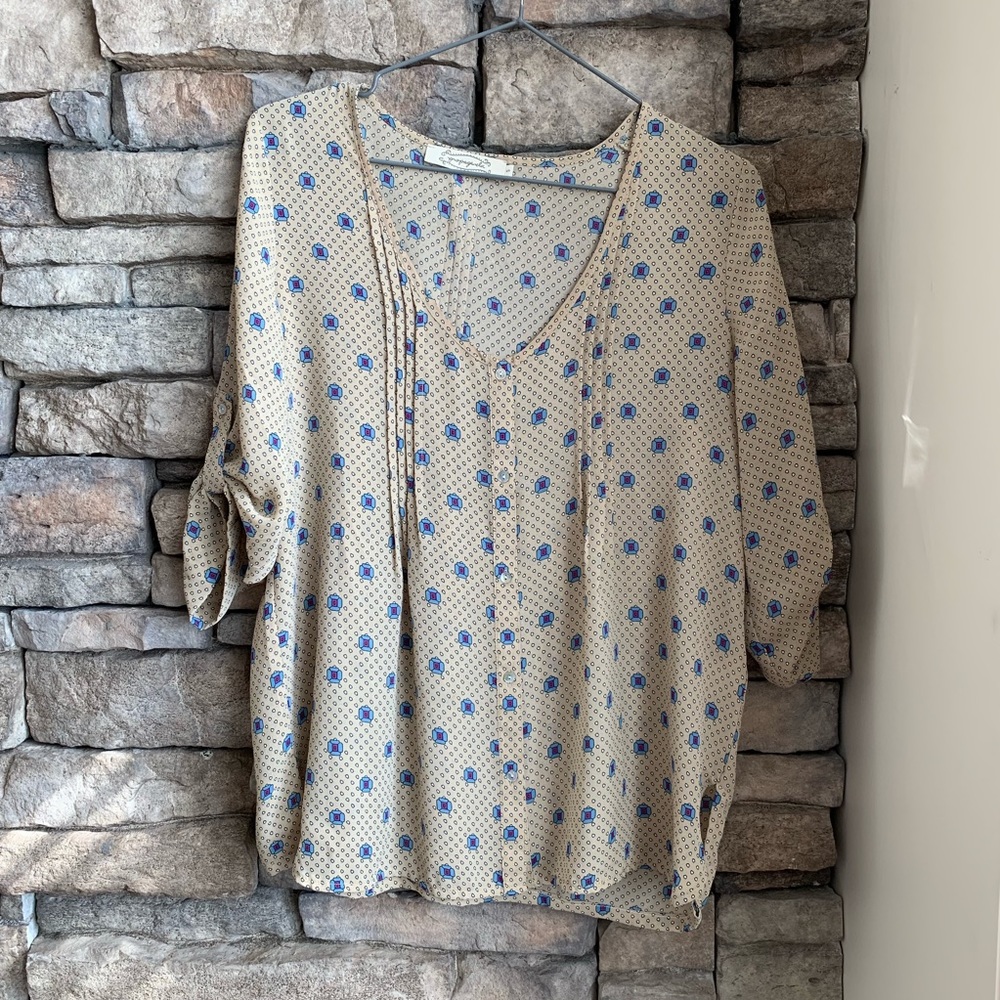 Propaganda | loose floral blouse